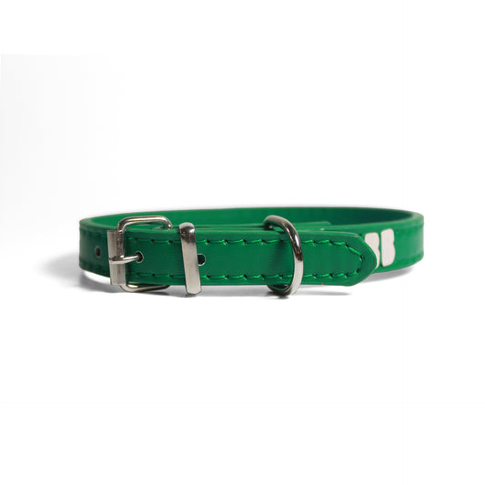 Collar Vegan Leather Verde